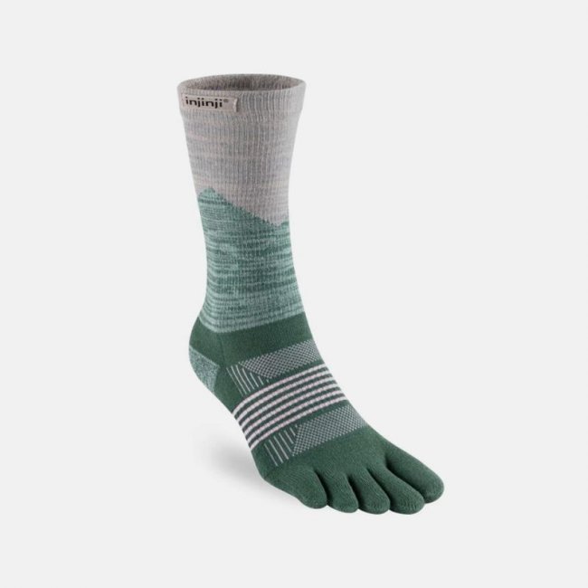 BÄR Schuhe injinji Trail Zehensocken - Grün / Grau BÄR Schuhe injinji Trail Zehensocken - Grün / Grau