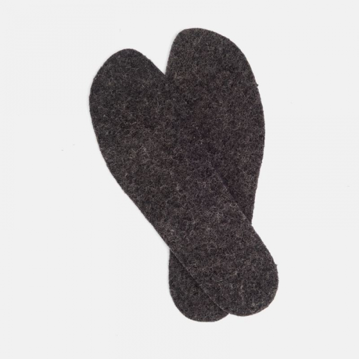 BÄR Schuhe Walkfilz Fußbett 5mm Schlank DA - Grau