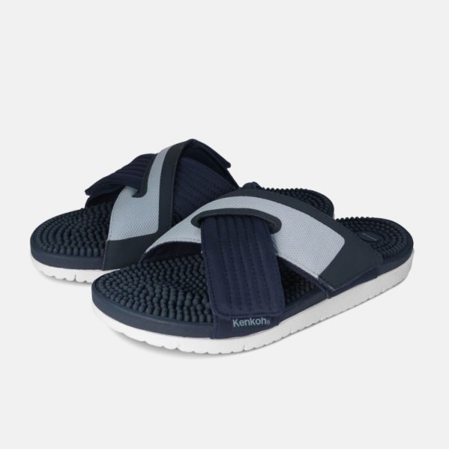 BÄR Herren Schuhe Kosa Kenkoh Massage-Sandale - Blau BÄR Herren Schuhe Kosa Kenkoh Massage-Sandale - Blau
