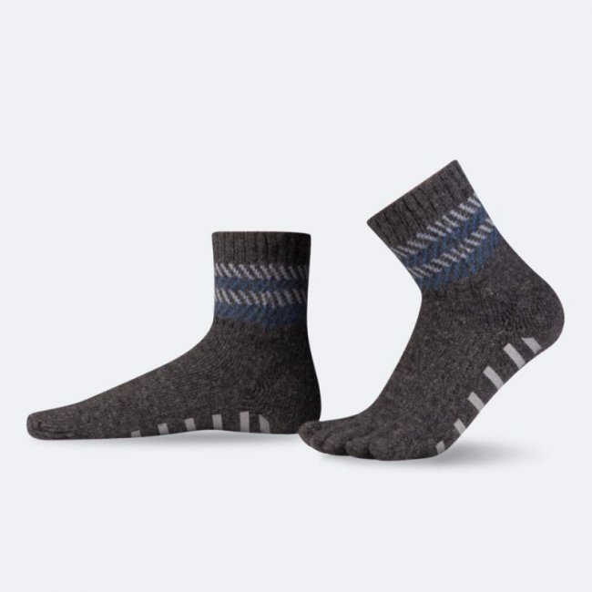BÄR Schuhe Home Zehensocken - Dunkelgrau BÄR Schuhe Home Zehensocken - Dunkelgrau