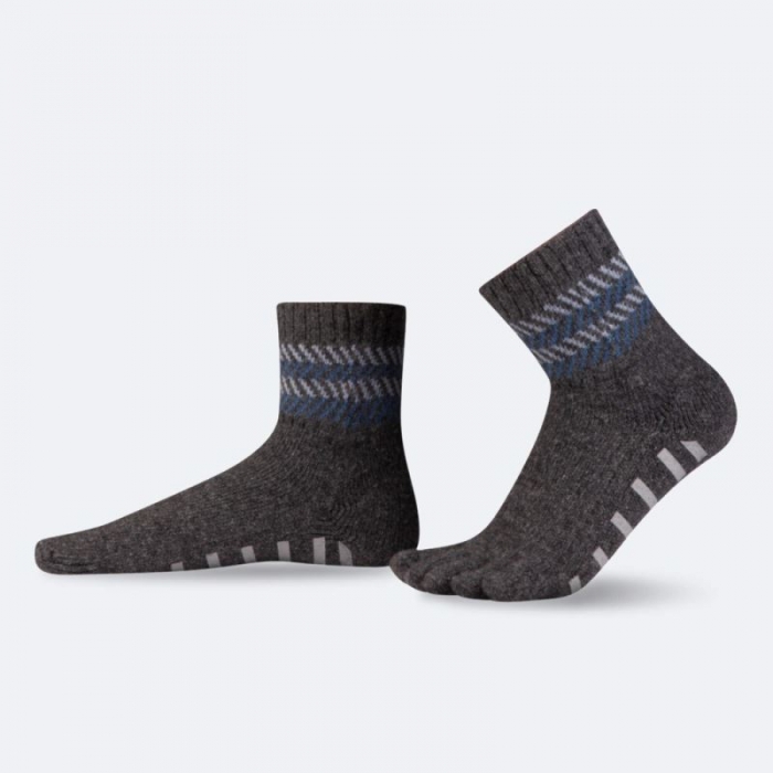 BÄR Schuhe Home Zehensocken - Dunkelgrau