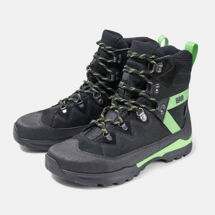 BÄR Damen Schuhe Bergkomfort WP - Schwarz / Grün