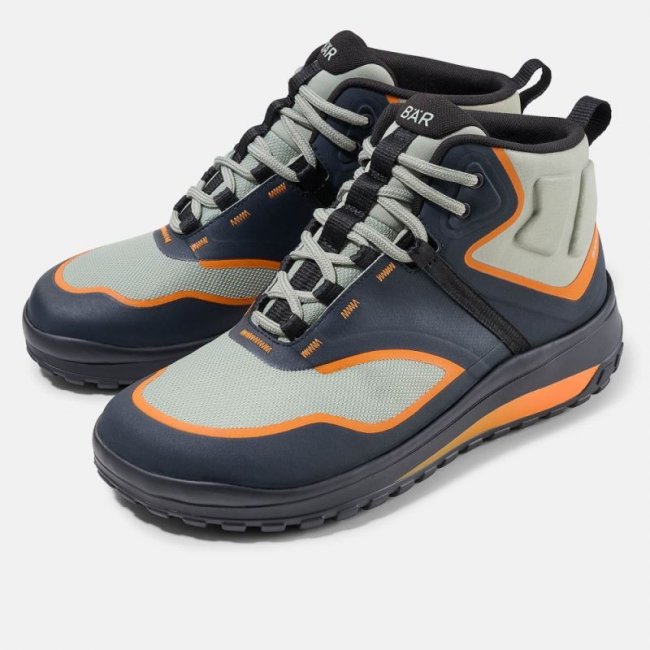 BÄR Herren Schuhe TrailLite Tex - Schwarz / Orange