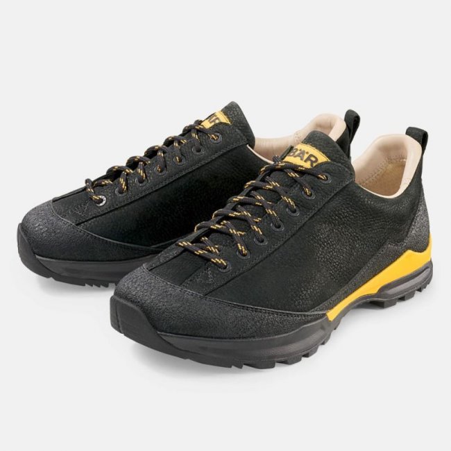 BÄR Herren Schuhe Bergkomfort Wanderschuh - Schwarz / Orange BÄR Herren Schuhe Bergkomfort Wanderschuh - Schwarz / Orange
