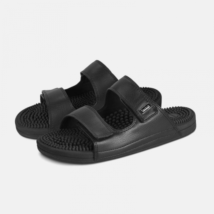 BÄR Herren Schuhe Serenity Kenkoh Massage-Sandale - Schwarz