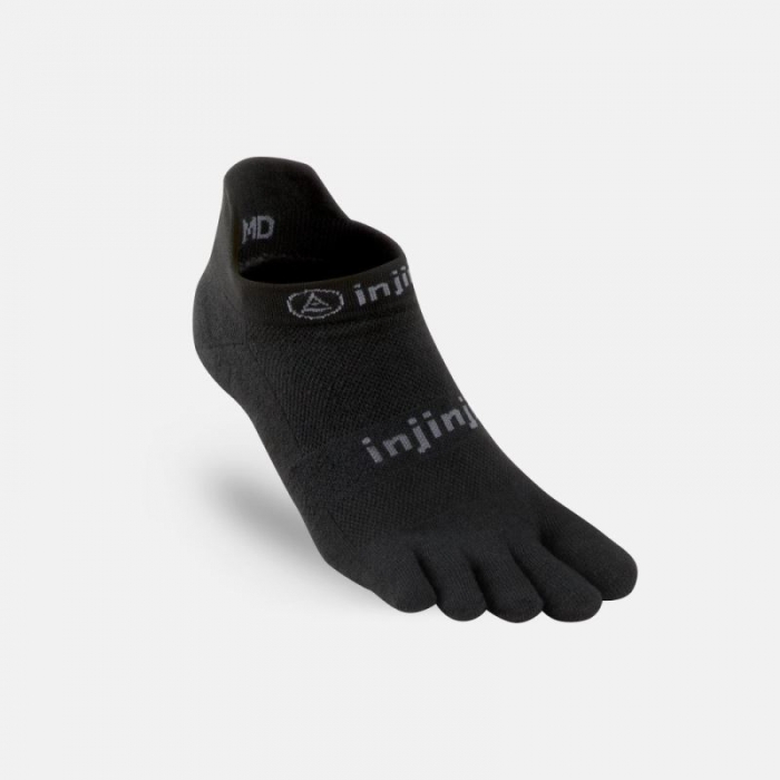 BÄR Schuhe injinji Running Zehensocken - Schwarz