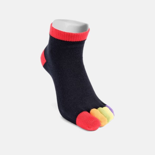 BÄR Schuhe Zehensocken Rainbow - Schwarz / Rot BÄR Schuhe Zehensocken Rainbow - Schwarz / Rot