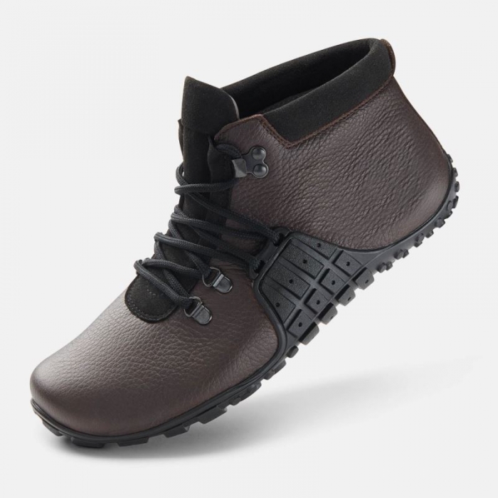 BÄR Herren Schuhe Mountain Barefoot - Dunkelbraun
