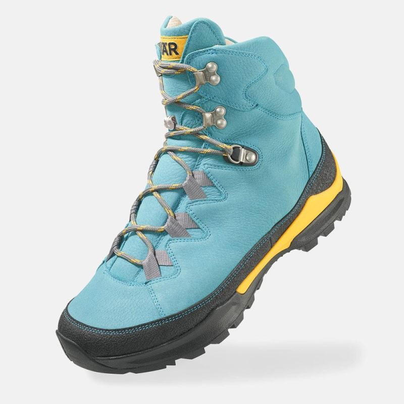 BÄR Damen Schuhe Bergkomfort Wanderstiefel 2.0 - Türkis / Orange