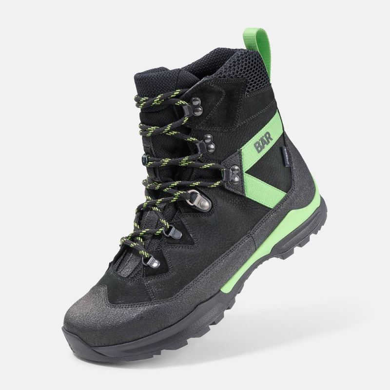 BÄR Damen Schuhe Bergkomfort WP - Schwarz / Grün