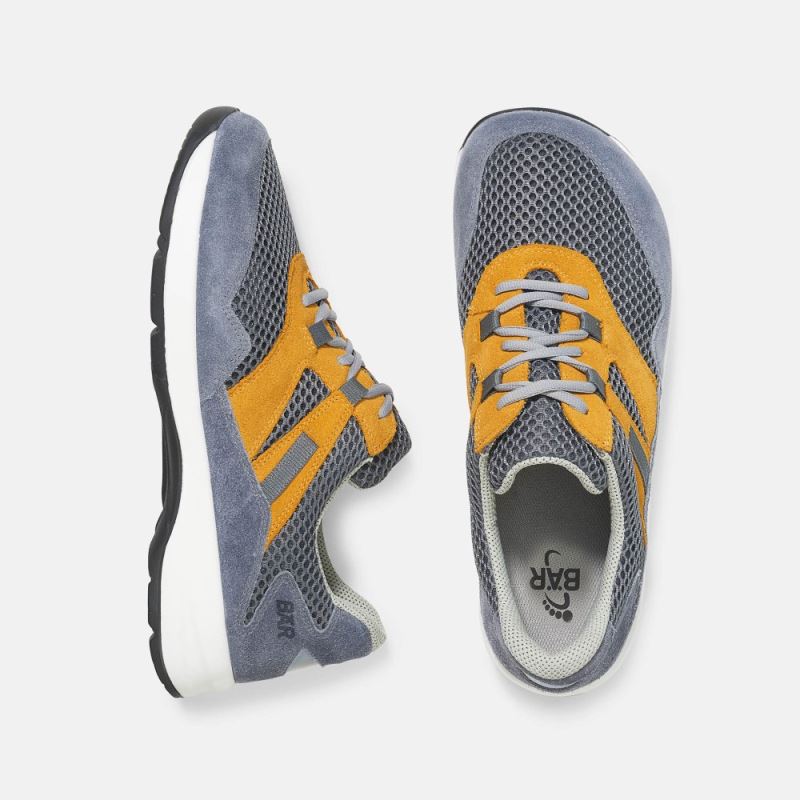 BÄR Damen Schuhe Easyrun - Grau / Gelb