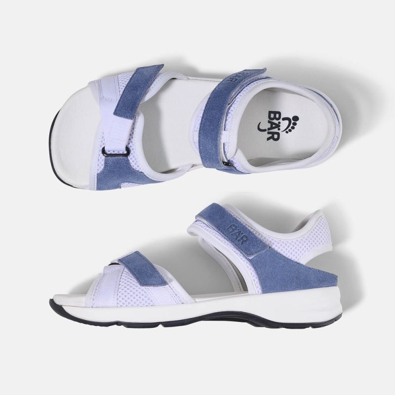 BÄR Damen Schuhe Jandia 2.0 - Weiß / Jeans