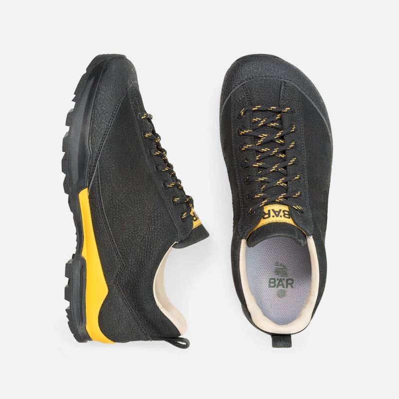 BÄR Herren Schuhe Bergkomfort Wanderschuh - Schwarz / Orange