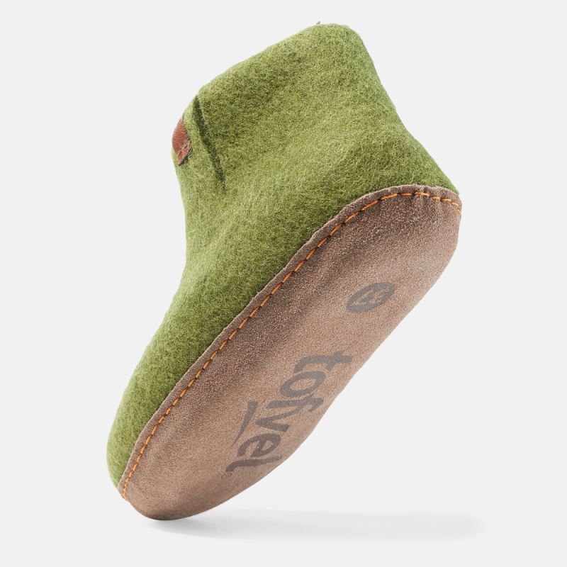 BÄR Herren Schuhe Tofvel - Avocado