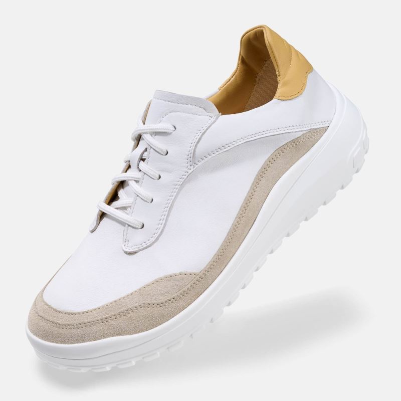 BÄR Damen Schuhe Quinn - Weiß / Sand