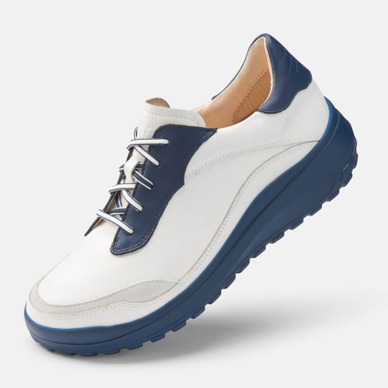 BÄR Damen Schuhe Quinn - Weiß / Blau