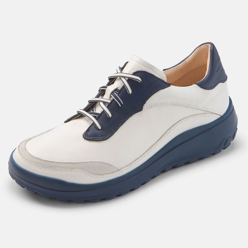 BÄR Damen Schuhe Quinn - Weiß / Blau