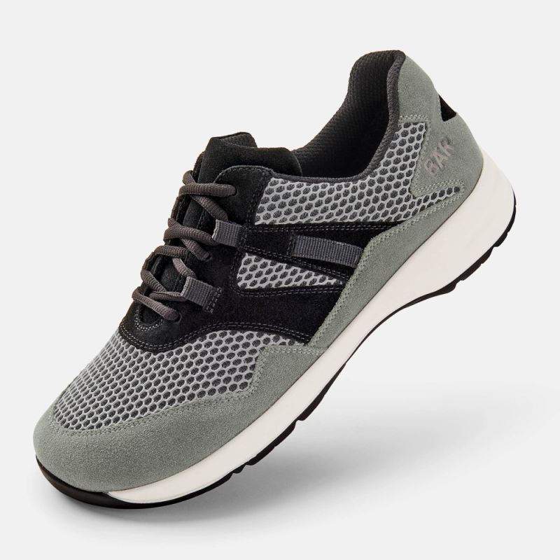 BÄR Herren Schuhe Easyrun - Grau / Schwarz