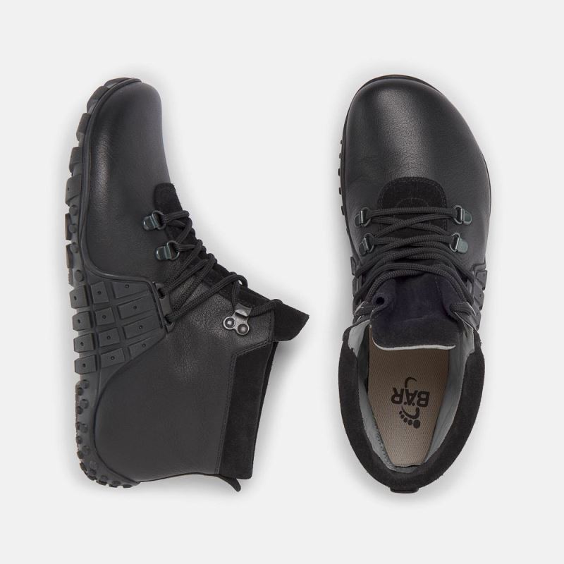 BÄR Herren Schuhe Mountain Barefoot - Schwarz