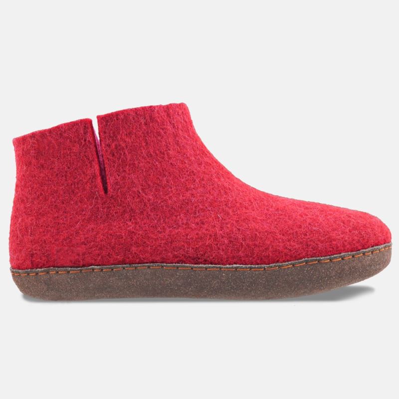 BÄR Herren Schuhe Tofvel - Rot